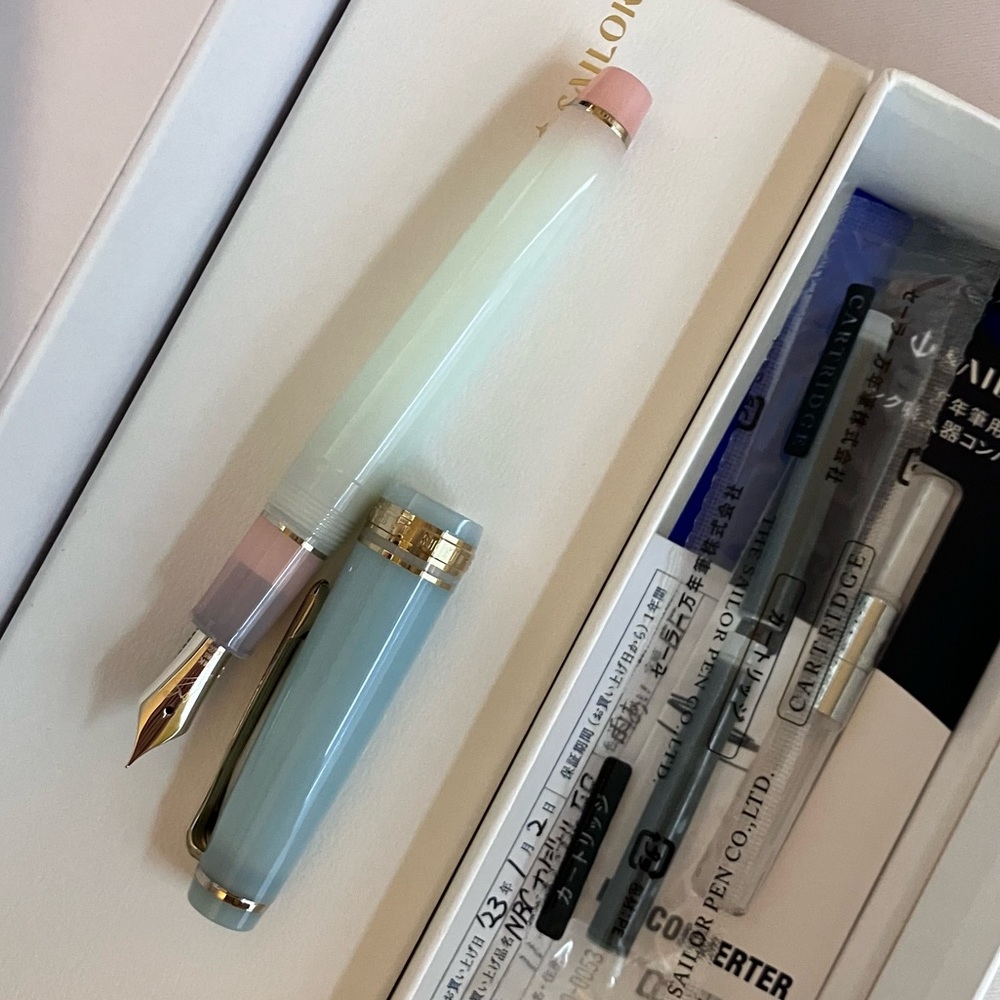 Sailor Fountain Pen Nonble Sky AME-AI EF Nib